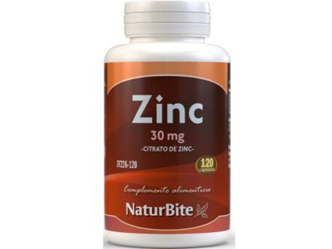 Citrato Zinc 30 mg 60Cápsulas NATURBITE