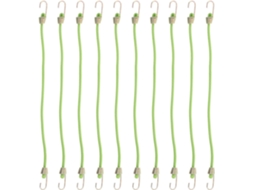 Conjunto De 10 Cordões Elásticos Em Miniatura Com Ganchos, Reutilizáveis, Em Látex E Com Detalhes Zinco Colorido, Ideais