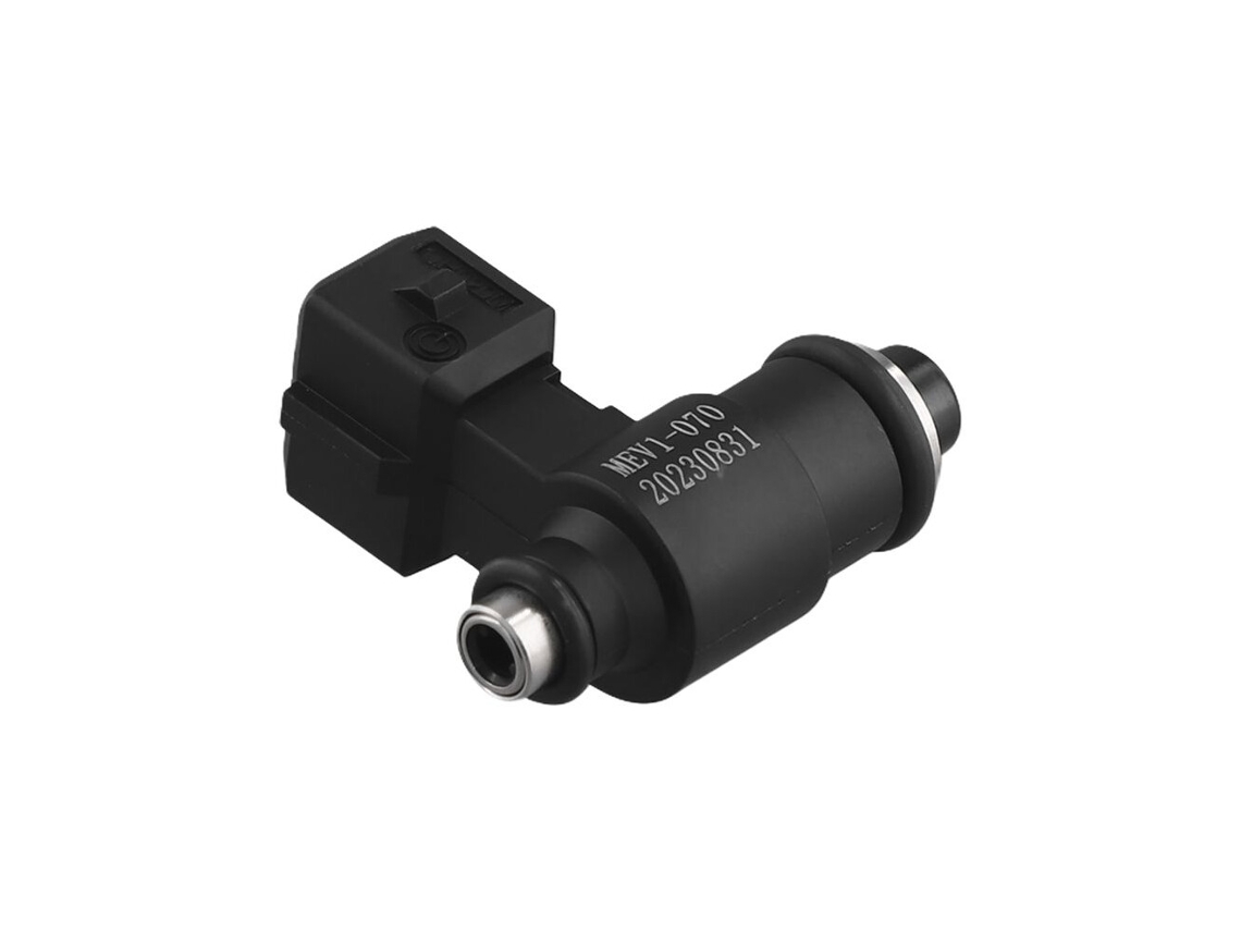 Bico injetor de combustível Mev1 070 Mev1 003 para motocicletas com dois furos, acessório para motocicletas de 110cc e 125cc.
