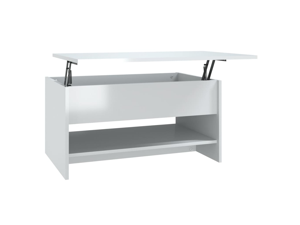 Coffee Table, Coffee Tables Vidaxl Branco Madeira Processada (80 X 50 X 41.5 Cm)