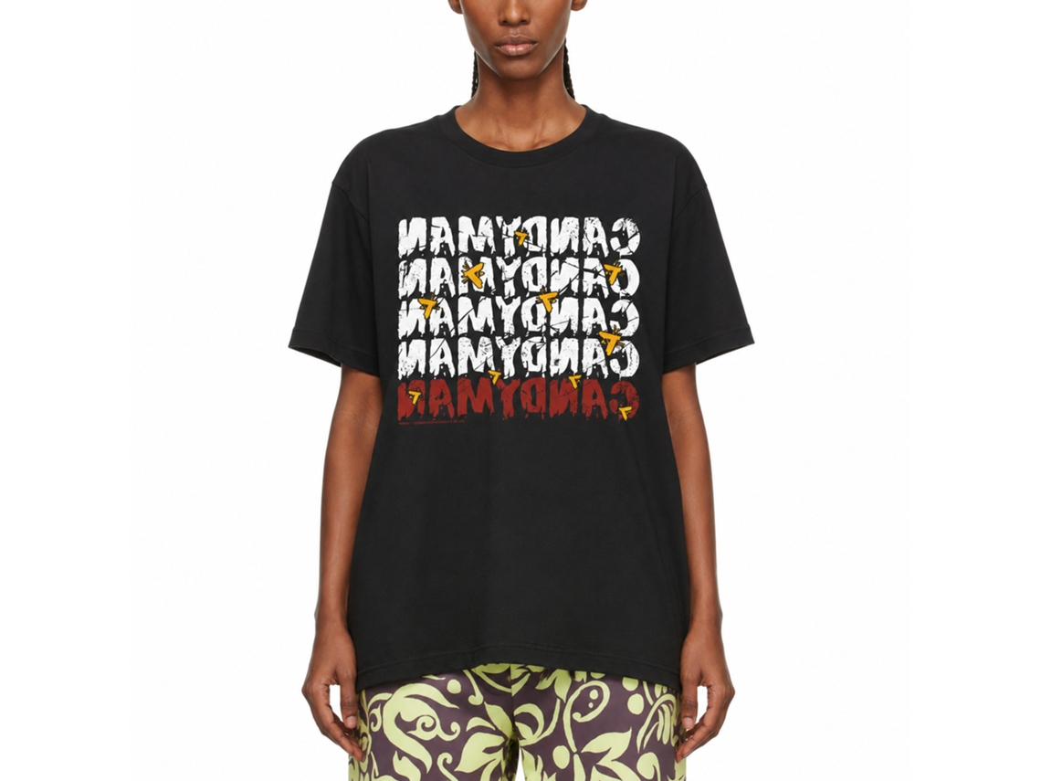 Rockinstone Candyman Mirror Repeat Black Adult T-shirt Size:xxxl