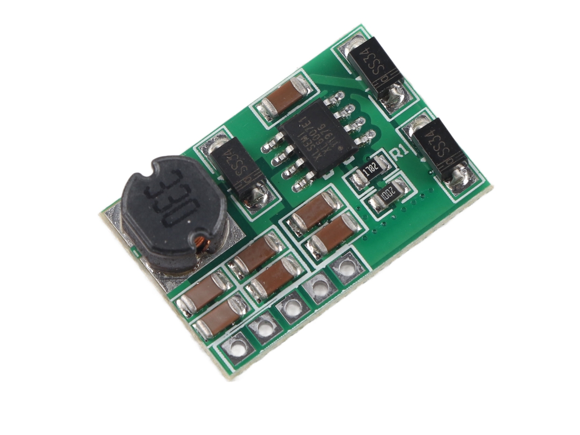 Módulo de reforço CC/CC sem solda para fonte de alimentação ADC/DAC de LCD com amplificador operacional (±12 V)