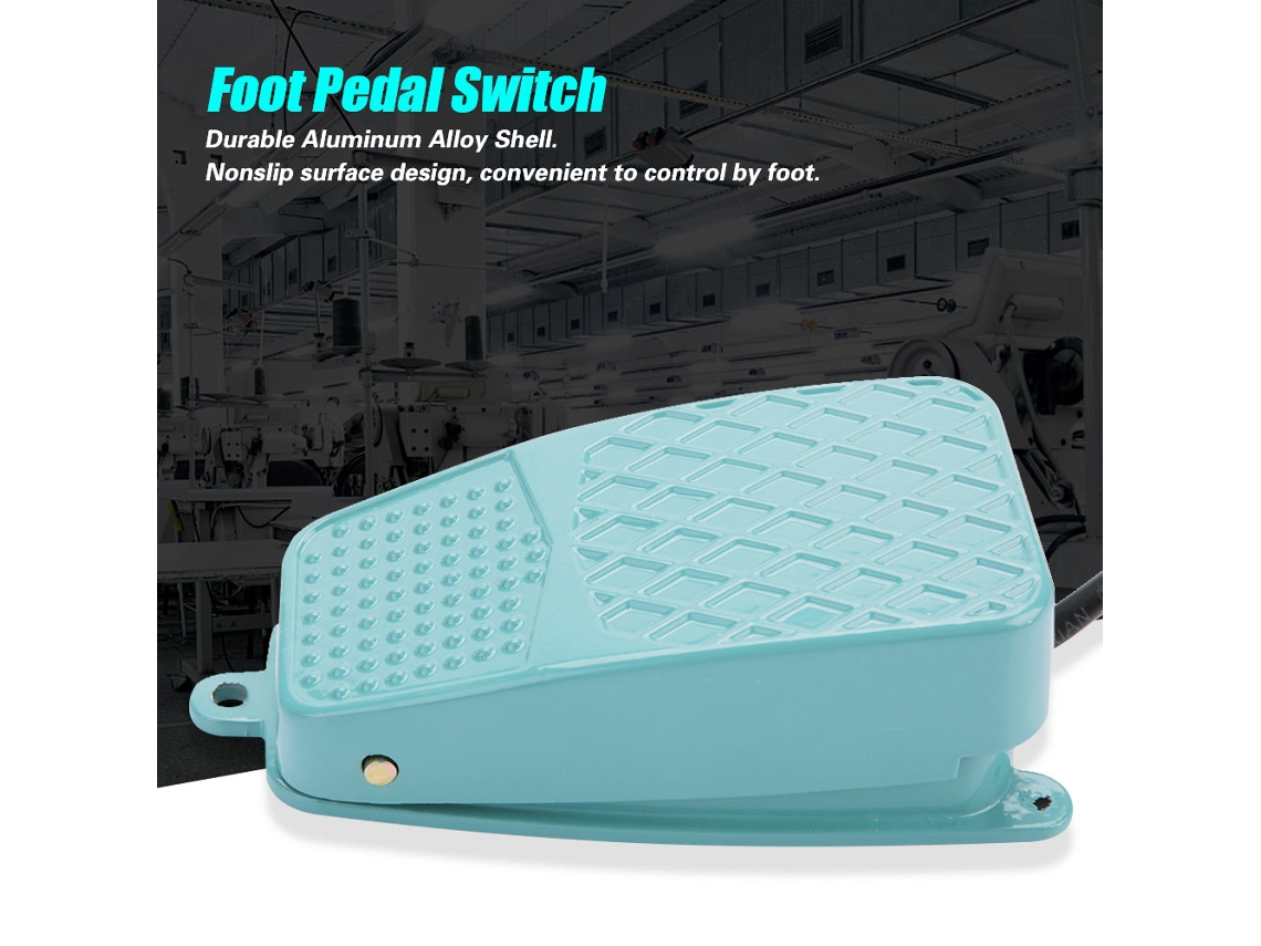 Laxiscreed Pedal De Pé Antiderrapante Com Reset Elétrico Para Maior Segurança