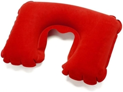 Lurelia Almofada Infantil De Viagem, Formato U, Em Espuma Viscoelástica, Vermelho