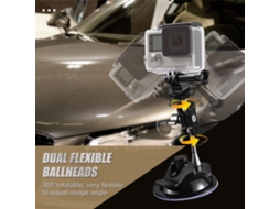 Soporte De Ventosa Para Cámara Y Teléfono Carro Rotatorio 360° Carga 450g Compatible Con Gopro Hero 11/10/9/8 Osmo Action Iphone