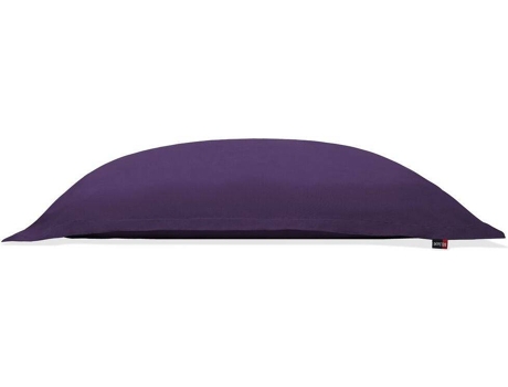 ZEBLAZE - Pufe almofada 140 x 180 cm violeta escuro Pufe almofada 140 x 180 cm violeta escuro