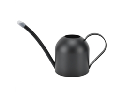 Regador de 500ml em aço inox preto AQUAFORGE