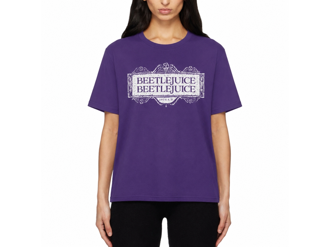 Rockinstone Beetlejuice Beetlejuice Beetlejuice Logo T-shirt Size:s