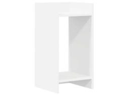 Conjunto 1 Suporte Para Plantas Vidaxl Branco Derivados De Madeira (30 X 30 X 60 Cm)