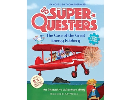 Livro SuperQuesters The Case of the Great Energy Robbery de Bernard, Dr Thomas et al. (Holandês)