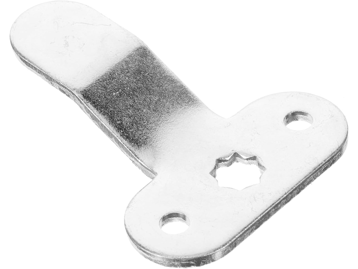 Placa De Batente Metálica Garneck Portas Armários Elétricos, Reforço De Trava Caixas Distribuição Circuitos