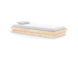 Estrutura de Cama 90x200 Cm Madeira Maciça MAISON EXCLUSIVE