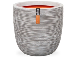 Vaso oval Nature Rib CAPI marfim KOFI932 (35x34 cm)