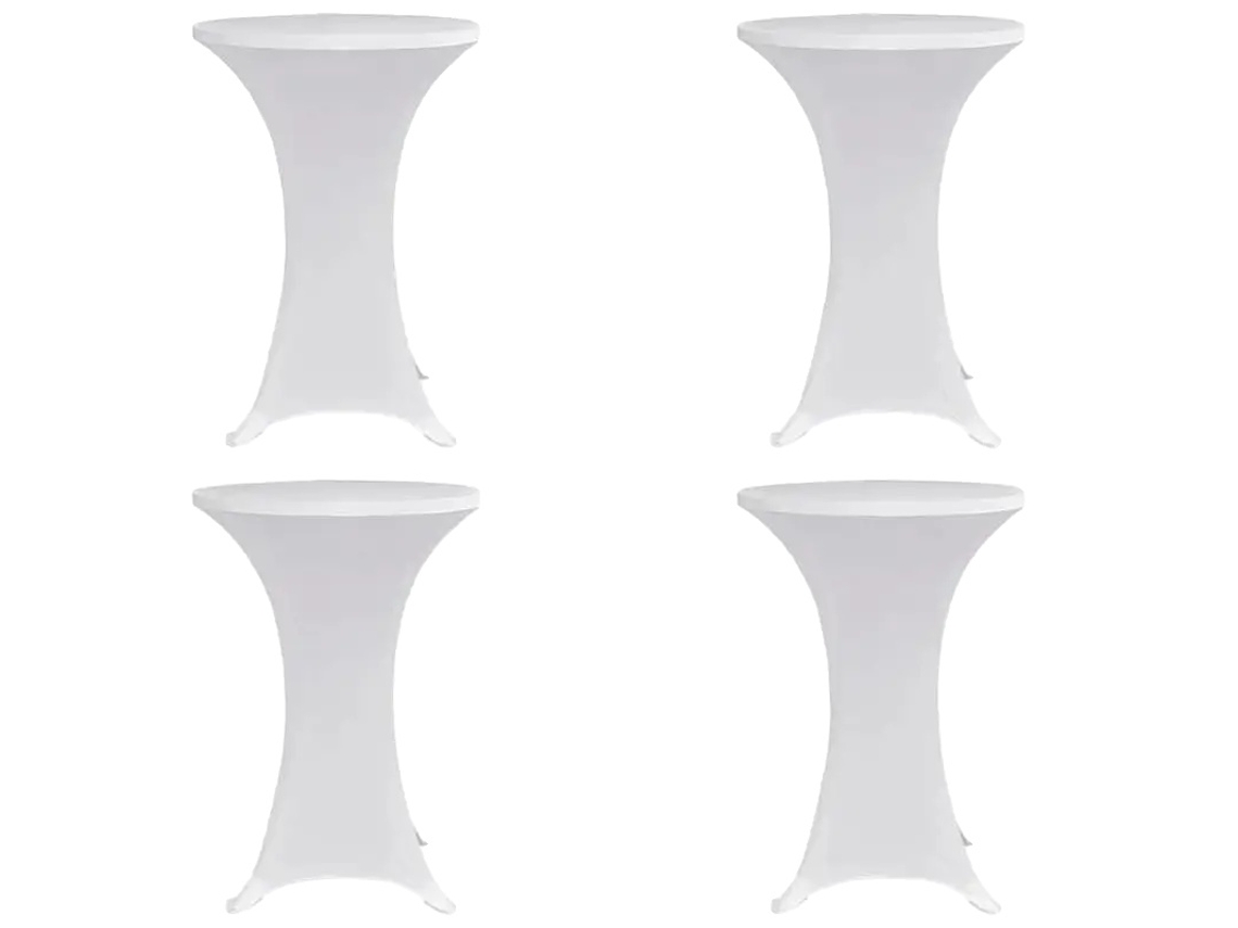 Capas De Mesa, Impermeáveis, Laváveis Na Máquina, Branco