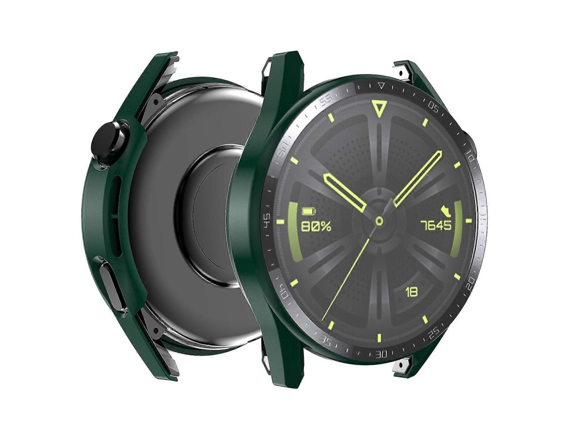 Capa fosca para Huawei Watch GT 3 46 mm, relógio inteligente com mostrador de vidro temperado e tela HD, design Ly Ebike