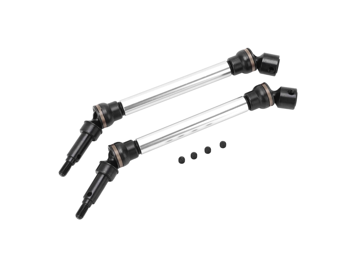 Eixo De Transmissão Dianteiro E Traseiro Cvd Para Carro Rc Arrma 1/8 Kraton 4s Peças De Melhoria Cinza Prateado