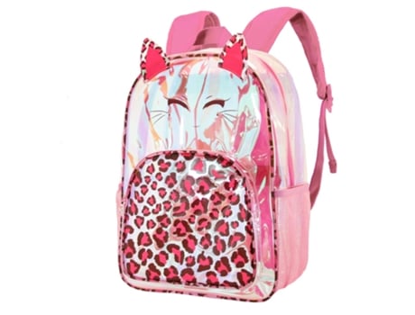 Mochila OH MY POP! Oh My Pop! Feline Laser Rosa