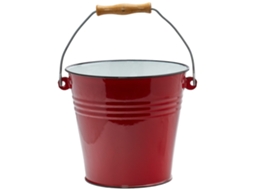 Balde De Aço Esmaltado Vitrificado 5,5 L Vermelho Ibili (911522)
