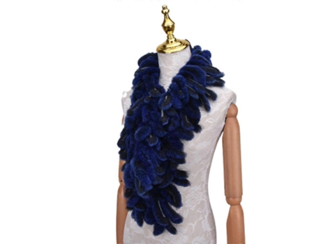 Cachecol Macia De Mulher Giecy Grossa Quente Luxuoso Coelho Sintética Fashion (tamanho Único)