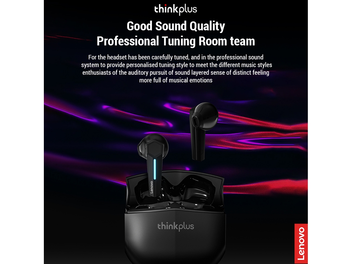 Fones De Ouvido Sem Fio Thinkplus Gm1b Bt5.3 Baixa Latência 20h De Autonomia Carregamento Rápido