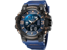 Lurelia Relógio Digital Masculino, Movimento De Quartzo, Analógico, Visor Digital, Led, Cronómetro, Alarme, Data/calendário, Duplo Fuso/mostrador