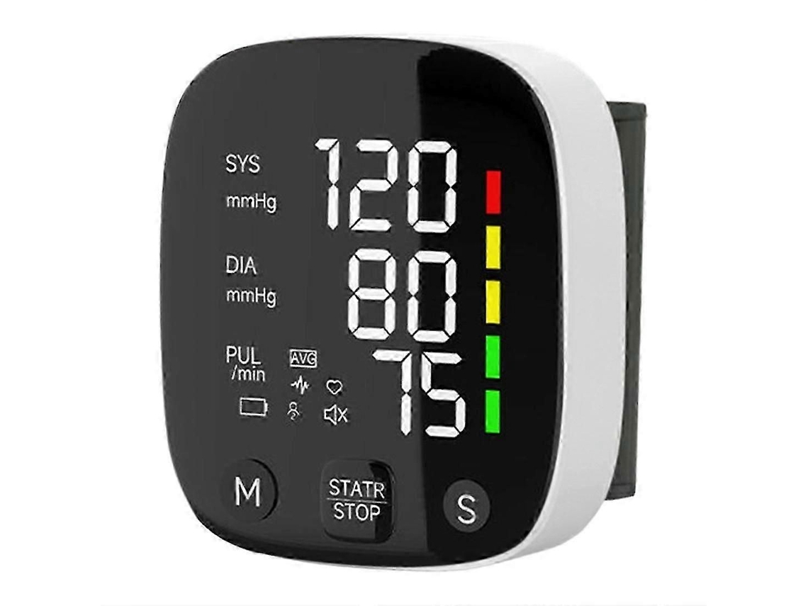 O Monitor De Pressão Arterial De Pulso Recarregável Com Led Suporta Transmissão De Voz Em Inglês.