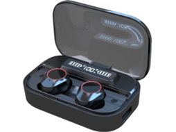 Auriculares Bluetooth True Wireless ENZONS  Sem Fio 5.1 com Som Estéreo Superior Alto Alcance Dinâmico e Aumento de Gravespreto