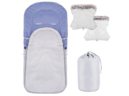 Chancelière Universelle Pour Poussette, Housse de Siège de Bébé, Sac de Couchage,Chaude, Couvre-Jambe Avec Moufle