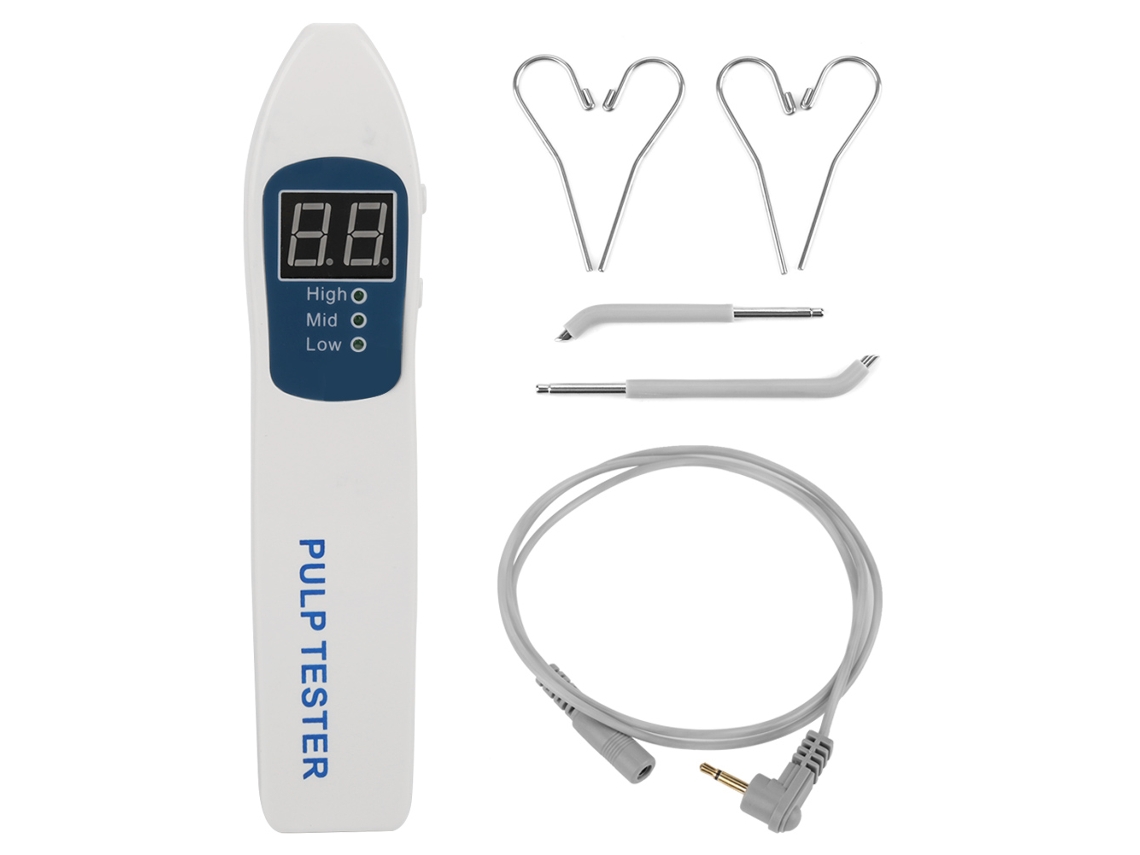 Testador elétrico de polpa dental para vitalidade nervosa, com 3 modos de velocidade | S/MARCA