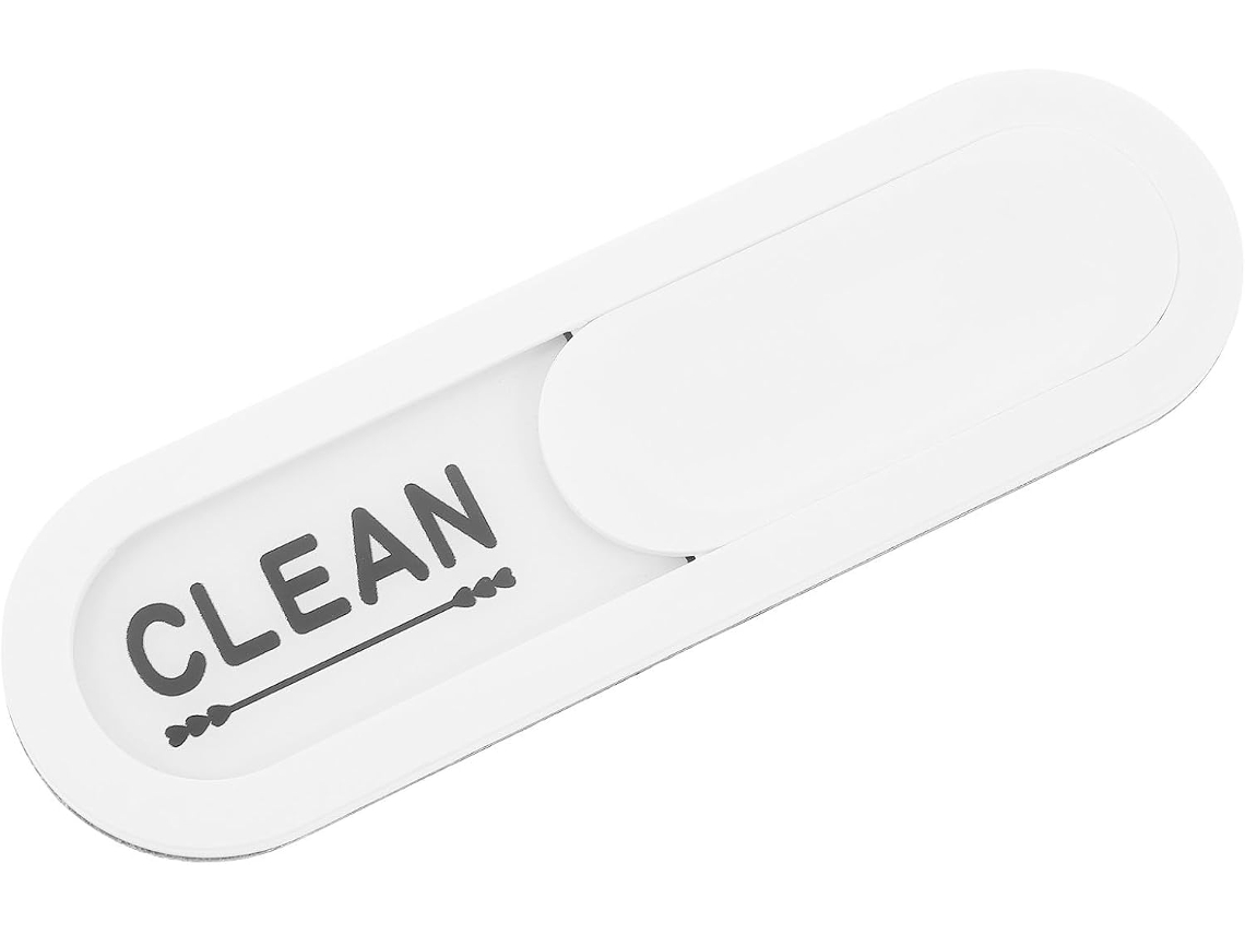 Indicador de Lava Louças, Placa Magnética Oval Branca com Deslizante Limpo Sujo para Uso na CHABERLU