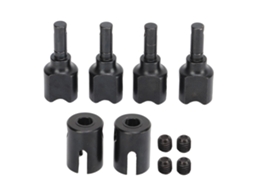 Mali copo Diferencial de Aço Rc para Arrma Carros Rc 1/7 1/8 Sistema de Transmissão Eficiente Preto