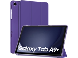 Yunzii Capa Protetora Para Galaxy Tab A9+/a9 Plus De 11 Polegadas, Perfeita Para O Tablet Tab A9 Plus (sm-x210/x216/x218), Roxo E Preto