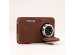 Capa para Kodak Pixprofz55 Capa de Silicone para Câmera CUICH (marrom)