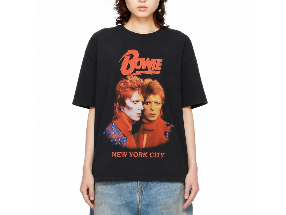 David Bowie New York City T-shirt Classic Unisex Adults Size:l
