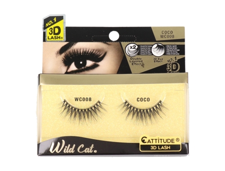 Pestanas Postiças EBIN NEW YORK Wild Cat Coco (Preto)