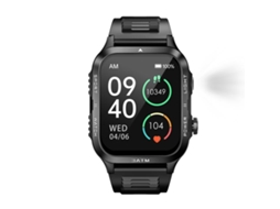 (preto) Smartwatch Esportivo Bluetooth Com Tela Quadrada De 1,96 Polegadas