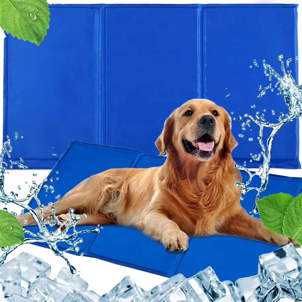 Tapete Refrescante, com Gel, para Cães e Gatos, Autorefrescante, 50x90 Cm AQUAFORGE