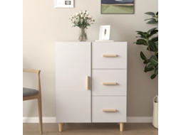 Vidaxl Aparador 69,5x34x90 Cm Madeira Processada Branco