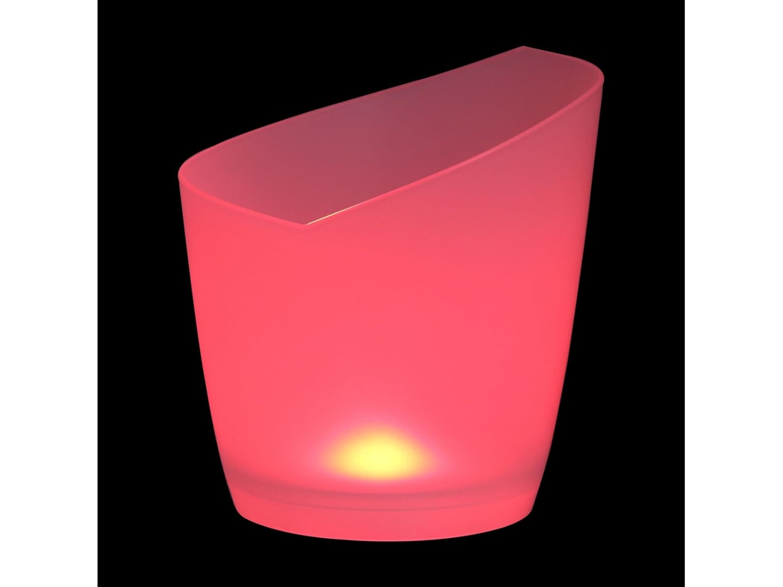 Balde De Gelo Iluminado Com Gradiente Rgb Multicolorido, Sem Necessidade De Bateria, ...