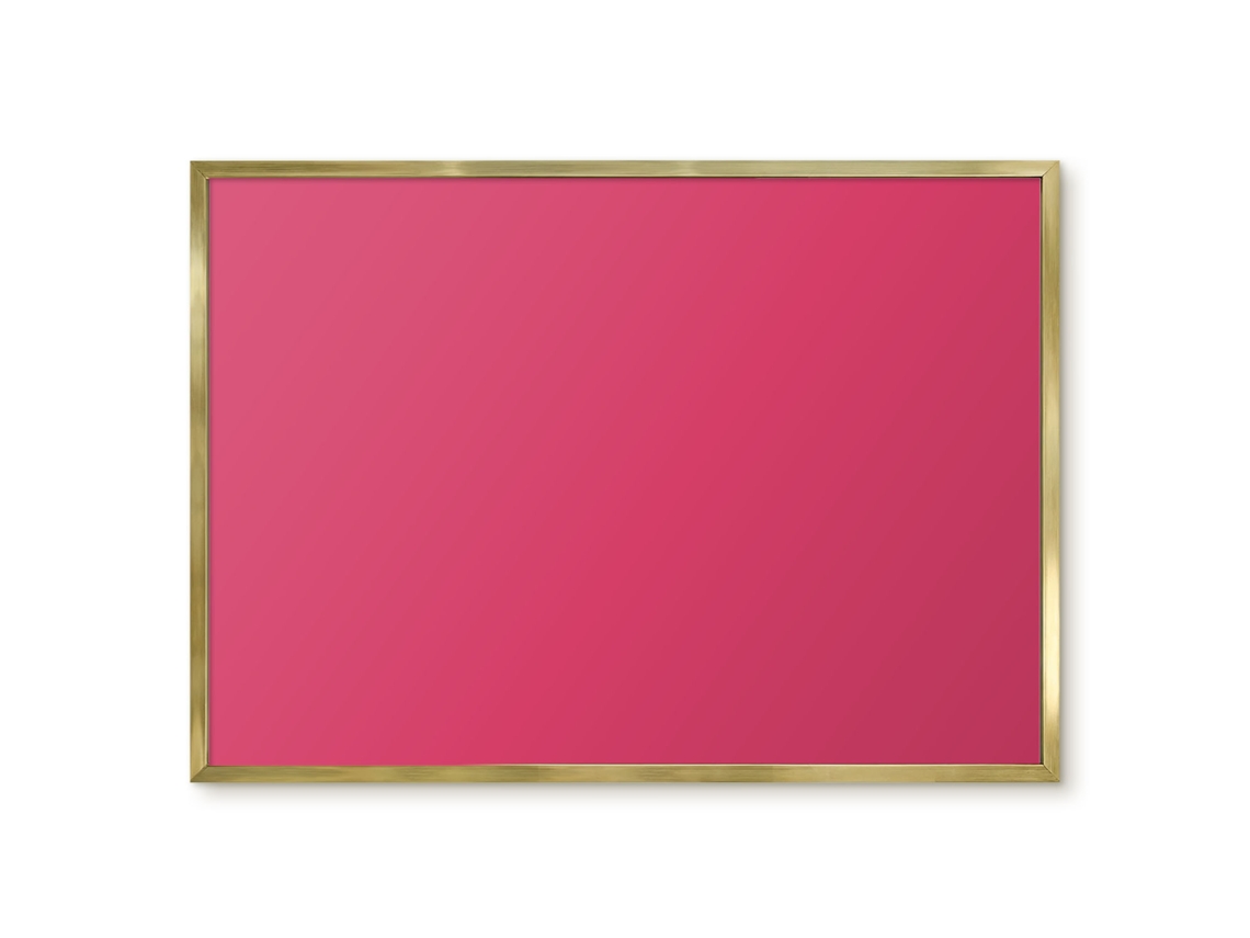 Quadro magnético de parede rosa claro para quarto Espelharte (70x50 cm)