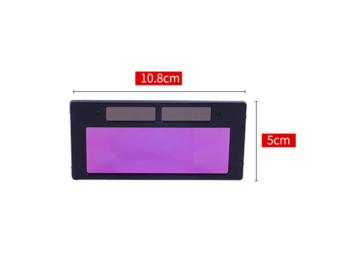 Lente autoescurecedora solar para capacete de solda, proteção UV, visão clara, 4.25x2 polegadas | S/MARCA