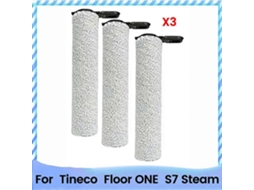 Conjunto De 3 Escovas De Rolo Para Lavadora De Pisos A Vapor Tineco Floor One S7 - Peças De Reposição E Acessórios De Substituição_glo