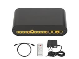 Matriz de Áudio Óptico Digital SPDIF 4x2, com Controle Remoto, 100-240V CHABERLU (Reino Unido)