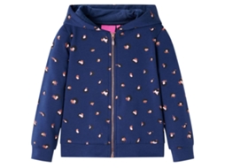Sweatshirt Com Capuz Para Criança Azul-marinho 116