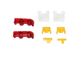 8 Peças De Carcaça Plástica De Luz Rc Resistente A Altas Temperaturas Durável Anti-rasgos Para Carro Rc A86