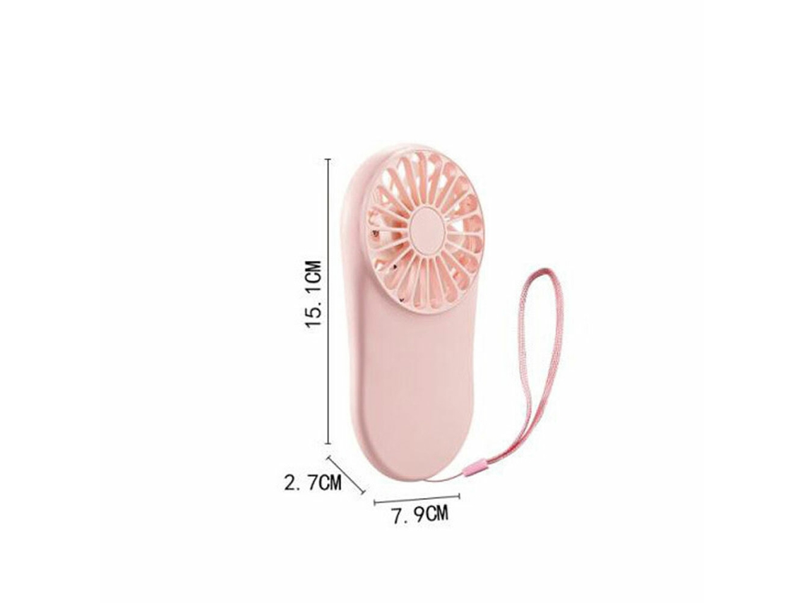 Mini Ventilador Elétrico Portátil Recarregável Usb, Mini Ventilador De Verão, Refrigerador De Ar Pequeno Rosa SUNNY SPACES
