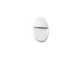 Aplique De Parede Exterior Led 3w Superfície Circular Jade 4000k Branco Branco Neutro
