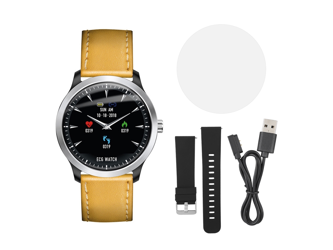 Pulseira Inteligente EOOCOO (monitoramento Cardíaco por Ecg, Monitoramento de Frequência Cardíaca por Ppg)