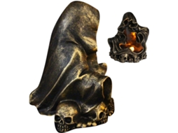 Estatueta De Terror Com Luz, Escultura De Fantasma Sem Rosto - Estátua-luminária -