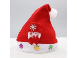 Sombrero De Navidad Para Niños De Tela Cepillada Creativo Regalo Festivo Estilo Luminoso Y No Luminoso Talla Niño Y Adulto